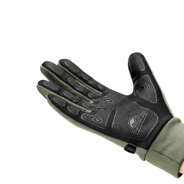 Перчатки сенсорные спортивные Naturehike Outdoor Full Touch GL10 (серый, L) в Волгограде