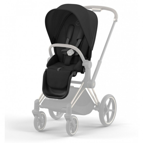 Коляска 2 в 1 Cybex Priam IV Sepia Black, шасси Rosegold в Волгограде
