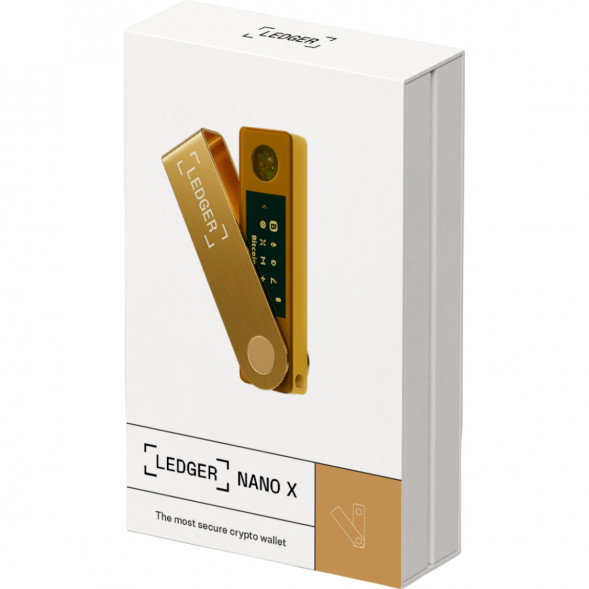 Аппаратный криптокошелек Ledger Nano X, Gold в Волгограде