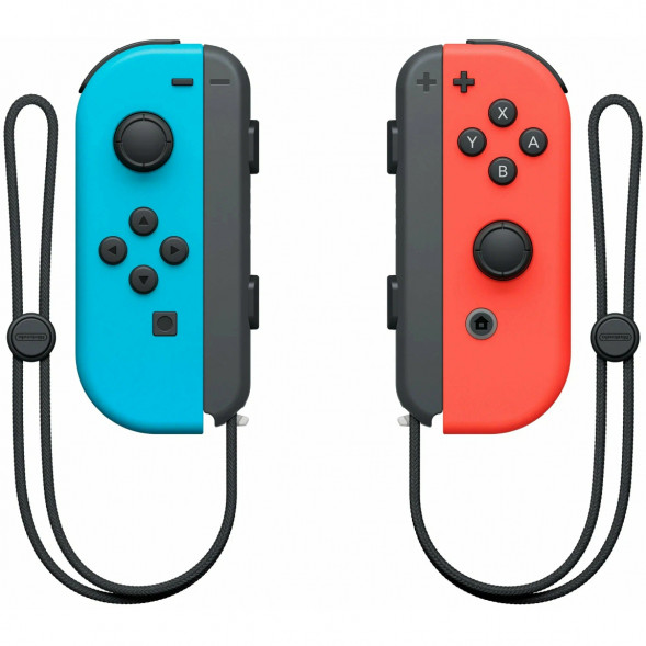 Игровая приставка Nintendo Switch OLED 64 ГБ, неоновый синий/неоновый красный в Волгограде