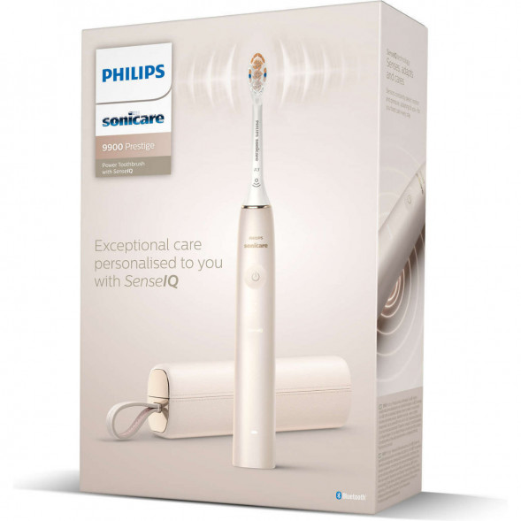 Звуковая зубная щетка Philips Sonicare 9900 Prestige HX9992, золотистое шампанское в Волгограде