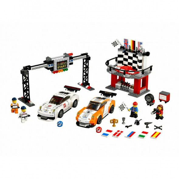 Конструктор LEGO Speed Champions 75912 Финишная линия гонки Porsche 911 GT в Волгограде