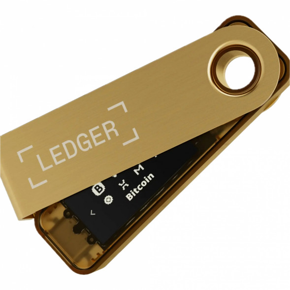 Криптокошелек Ledger Nano S Plus 1 шт., золотой в Волгограде
