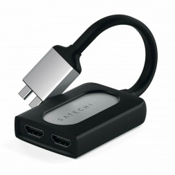 Адаптер Satechi USB-C Dual 4K HDMI Adapter (2xHDMI, USB Type-C)