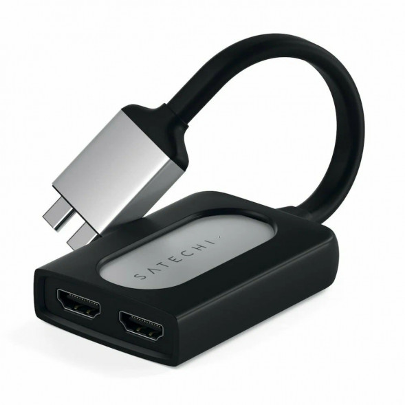 Адаптер Satechi USB-C Dual 4K HDMI Adapter (2xHDMI, USB Type-C) в Волгограде