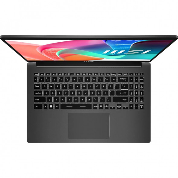 Ноутбук MSI Modern 15 F1MXG-1280RU (15.6&amp;quot;, IPS, Intel Core 7 150U, 10 ядер, 16 ГБ DDR5, SSD 512 ГБ, Intel Iris Xe Graphics, Windows 11), чёрный в Волгограде