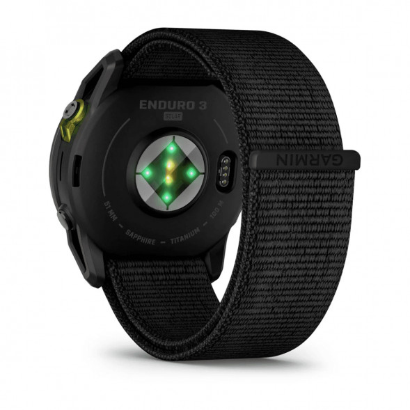 Умные часы Garmin Enduro 3 51mm Black с нейлоновым ремешком UltraFit 010-02751-01 в Волгограде