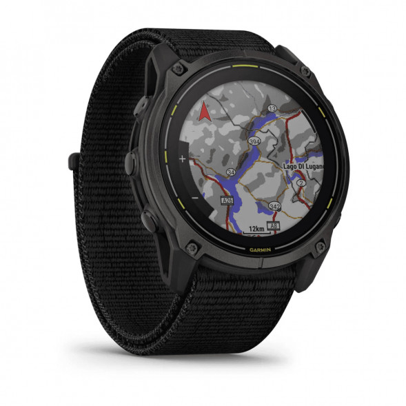 Умные часы Garmin Enduro 3 51mm Black с нейлоновым ремешком UltraFit 010-02751-01 в Волгограде
