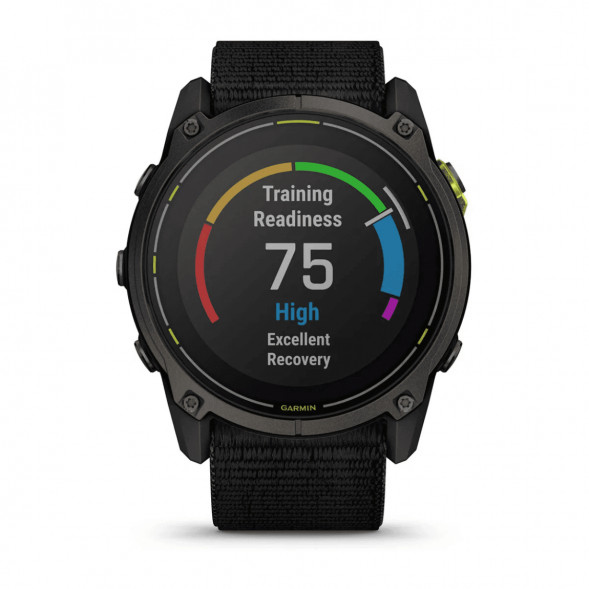 Умные часы Garmin Enduro 3 51mm Black с нейлоновым ремешком UltraFit 010-02751-01 в Волгограде