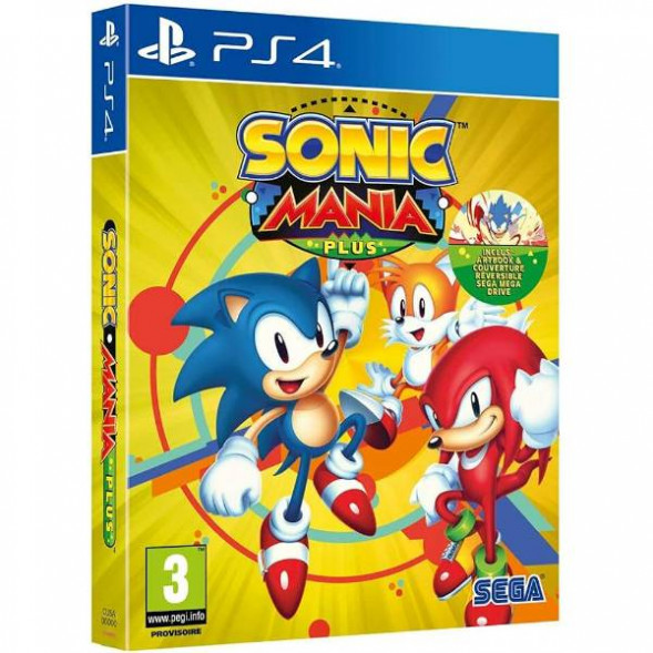 Игра Sonic Mania Plus (+ Артбук) [PS4, русские субтитры] в Волгограде