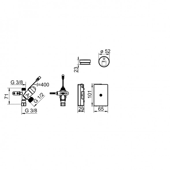 Электронный клапан для стиральной или посудомоечной машины Oras (272100) в Волгограде