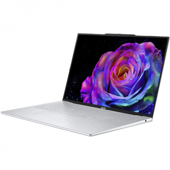 Ноутбук Acer Swift Air 16 SFA16-61M-R721 (16&amp;quot;, OLED, AMD Ryzen AI 7 350 2ГГц, 8 ядер, 16ГБ LPDDR5, 1ТБ SSD, AMD Radeon 860M, без ОС), серебристый в Волгограде