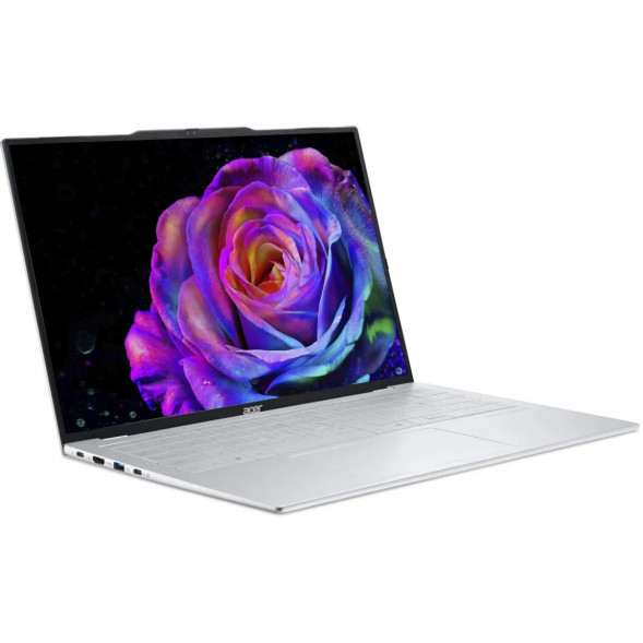 Ноутбук Acer Swift Air 16 SFA16-61M-R721 (16&amp;quot;, OLED, AMD Ryzen AI 7 350 2ГГц, 8 ядер, 16ГБ LPDDR5, 1ТБ SSD, AMD Radeon 860M, без ОС), серебристый в Волгограде