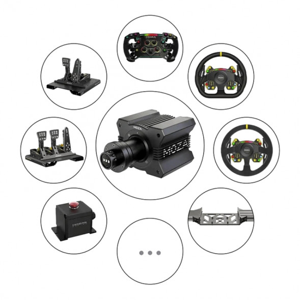 Рулевая база MOZA Racing R9 V2, черный в Волгограде