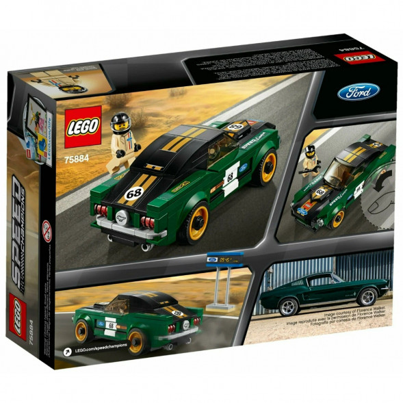 Конструктор LEGO Speed Champions 75884 1968 Ford Mustang Fastback в Волгограде