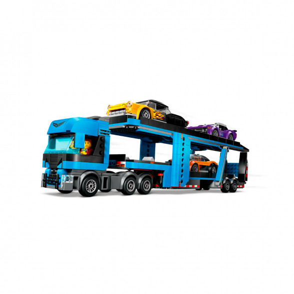 Конструктор LEGO City 60408 Грузовик-автовоз со спортивными автомобилями в Волгограде