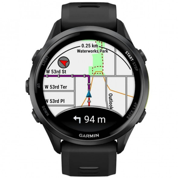 Умные часы Garmin Forerunner 970 Carbon Gray DLC Titanium ремешок Black/Translucent Whitestone 010-02969-10 в Волгограде