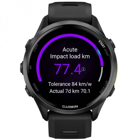 Умные часы Garmin Forerunner 970 Carbon Gray DLC Titanium ремешок Black/Translucent Whitestone 010-02969-10 в Волгограде