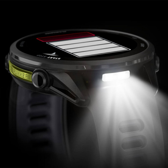 Умные часы Garmin Forerunner 970 Carbon Gray DLC Titanium ремешок Black/Translucent Whitestone 010-02969-10 в Волгограде