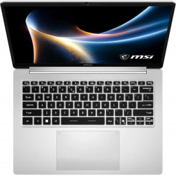Ноутбук MSI Modern 14S AI+ G3MG-010XRU (14", OLED, Intel Core Ultra 7 355 2.3ГГц, 8 ядер, 16ГБ DDR5, 512ГБ SSD, Intel Graphics, без ОС), серебристый