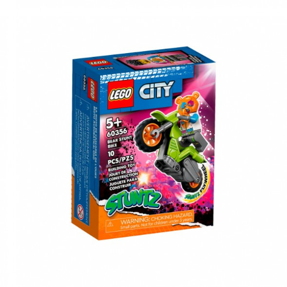 Конструктор LEGO City 60356 Трюковый мотоцикл медведя в Волгограде
