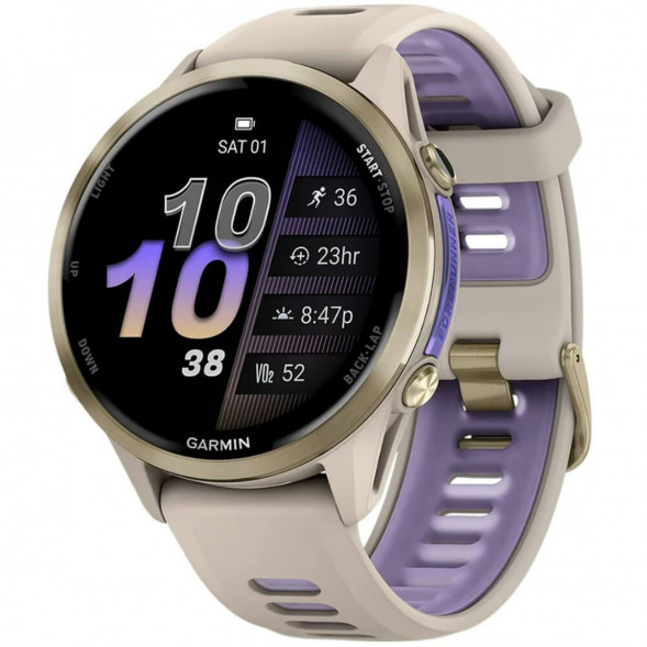 Умные часы Garmin Forerunner 970 Soft Gold Titanium/French Gray Translucent Indigo Band 010-02969-12 в Волгограде