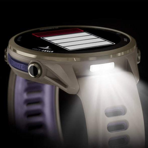 Умные часы Garmin Forerunner 970 Soft Gold Titanium/French Gray Translucent Indigo Band 010-02969-12 в Волгограде