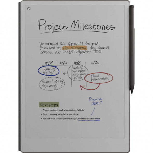 Графический планшет reMarkable Paper Pro + Стилус MarkerPlus + Чехол Book Folio Pro (Basalt) в Волгограде