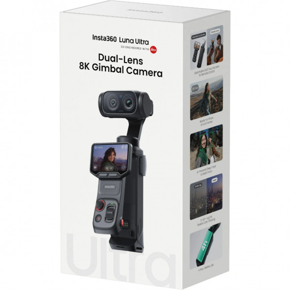 Экшн-камера Insta360 Luna Ultra Standard Combo, Cosmic Black в Волгограде