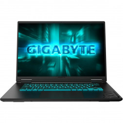 Ноутбук Gigabyte Gaming A16 GA63H (3WHK3EE894SD) (16", IPS, AMD Ryzen 7 260 3.8ГГц, 8 ядер, 16ГБ DDR5, 1ТБ SSD, NVIDIA GeForce RTX 5070 - 8 ГБ, FreeDOS), черный
