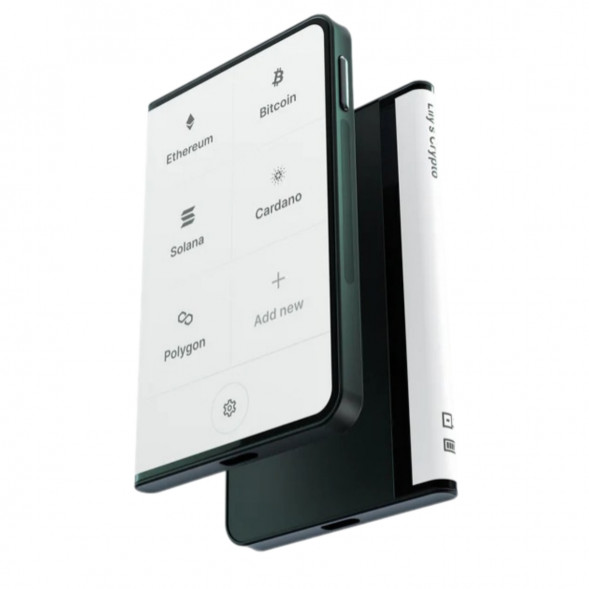 Аппаратный холодный криптокошелек Ledger Stax c чехлом Magnet Shell Black + Recovery Key в Волгограде