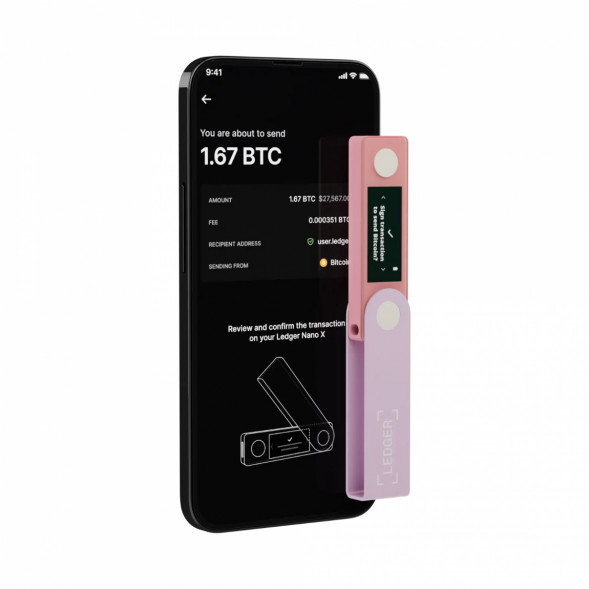 Аппаратный криптокошелек Ledger Nano X, Pastel Pink в Волгограде