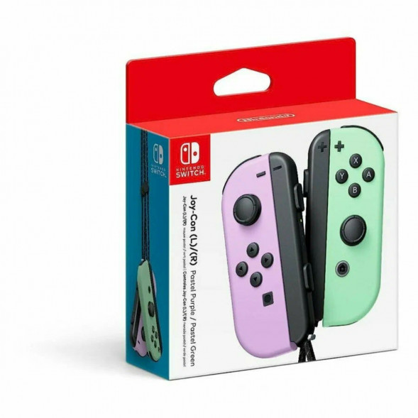 Геймпад Nintendo Switch Joy-Con controllers Duo, пастельный пурпурный / пастельный зеленый в Волгограде