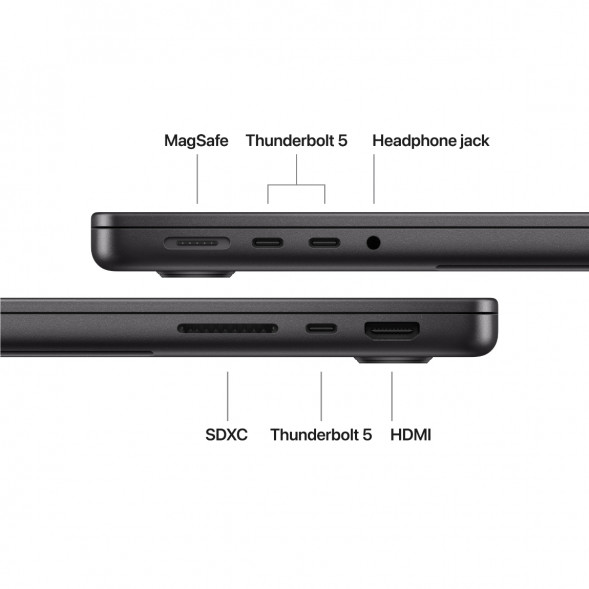 Ноутбук Apple MacBook Pro 14 2026 MJLW4 (M5 Pro 16-Core GPU, 24GB/2TB), Черный космос/Space Black в Волгограде