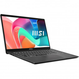 Ноутбук MSI Modern 15 F1MXG-1281RU (15.6", IPS, Intel Core 5 120U, 10 ядер, 16 ГБ DDR5, SSD 512 ГБ, Intel Iris Xe Graphics, Windows 11), чёрный