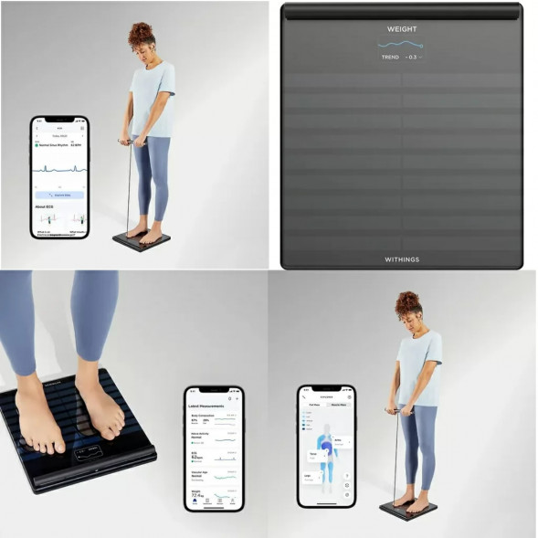 Умные весы Withings Body Scan, Black в Волгограде