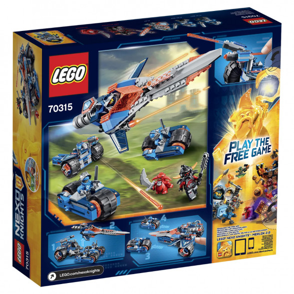 Конструктор LEGO Nexo Knights 70315 Устрашающий разрушитель Клэя в Волгограде