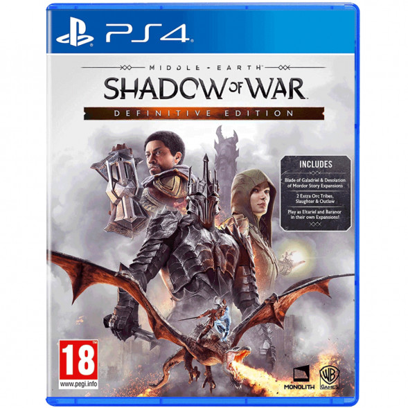 Игра Middle Earth: Shadow of War Definitive Edition [PS4, английская версия] в Волгограде