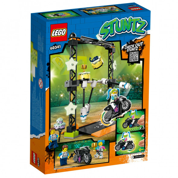 Конструктор LEGO City 60341 Трюковое испытание «Нокдаун» в Волгограде