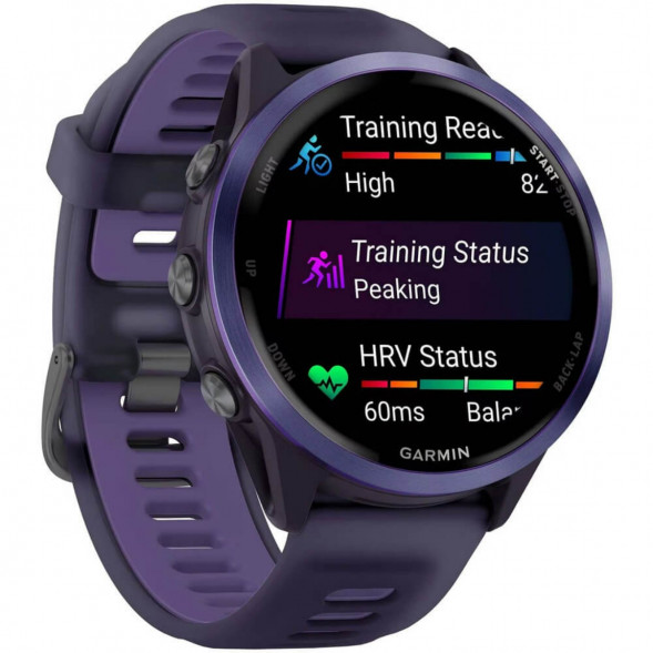 Умные часы Garmin Forerunner 570 47 мм Indigo Aluminium/Translucent Imperial Purple/Indigo 010-02971-02 в Волгограде