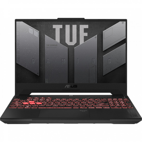 Ноутбук ASUS TUF Gaming 15 FA507NV-LP160 AMD Ryzen 5 7535HS, RAM 16 ГБ, SSD 512 ГБ, NVIDIA GeForce RTX 4060 для ноутбуков (8 Гб), Без системы, (90NR0E85-M00DT0), серый в Волгограде