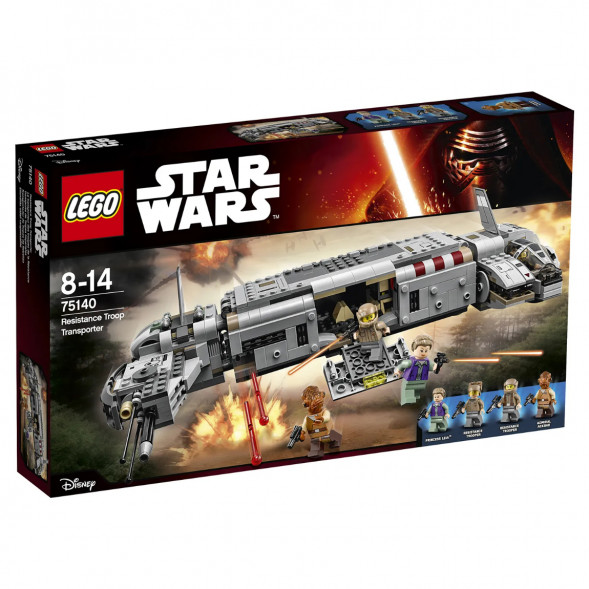 Конструктор LEGO Star Wars 75140 Военный транспорт Сопротивления в Волгограде