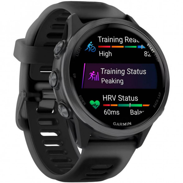 Умные часы Garmin Forerunner 570 42 мм Slate Grey Aluminium/Translucent Black 010-02970-00 в Волгограде