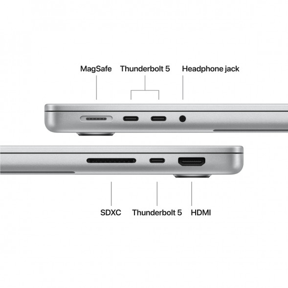 Ноутбук Apple MacBook Pro 14 2026 MGDP4 (M5 Pro 20-Core GPU, 24GB/2TB), Серебристый/Silver в Волгограде