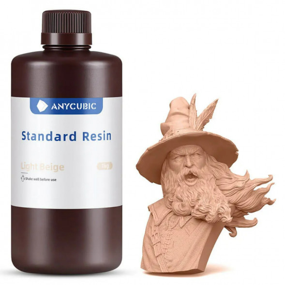 Смола для фотополимерного  принтера Anycubic Standard Resin Light Beige (Бежевый) в Волгограде