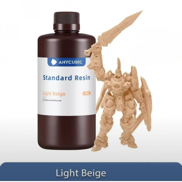 Смола для фотополимерного  принтера Anycubic Standard Resin Light Beige (Бежевый) в Волгограде