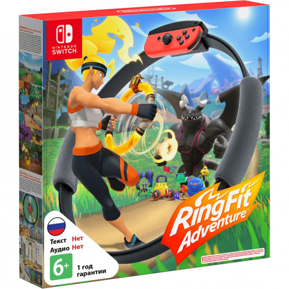 Ring Fit Adventure (Игра + контроллер Ring-Con + ремень на ногу Belt) [Nintendo Switch, английская версия] в Волгограде