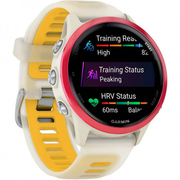 Умные часы Garmin Forerunner 570 42 мм Raspberry Aluminium/Translucent Bone/Mango 010-02970-02 в Волгограде