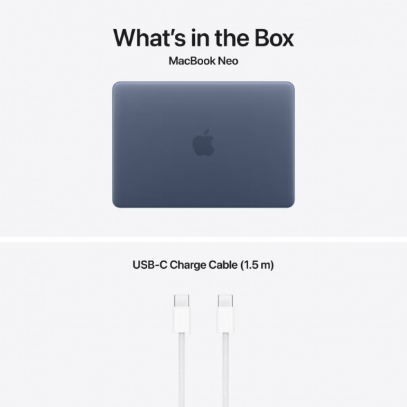 Ноутбук Apple MacBook Neo MHFF4 (A18 Pro 5-Core GPU, 8/256GB), Синий/Indigo в Волгограде