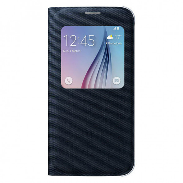 Чехол для Samsung Galaxy S6 S-View Cover (EF-CG920BBE), Black в Волгограде